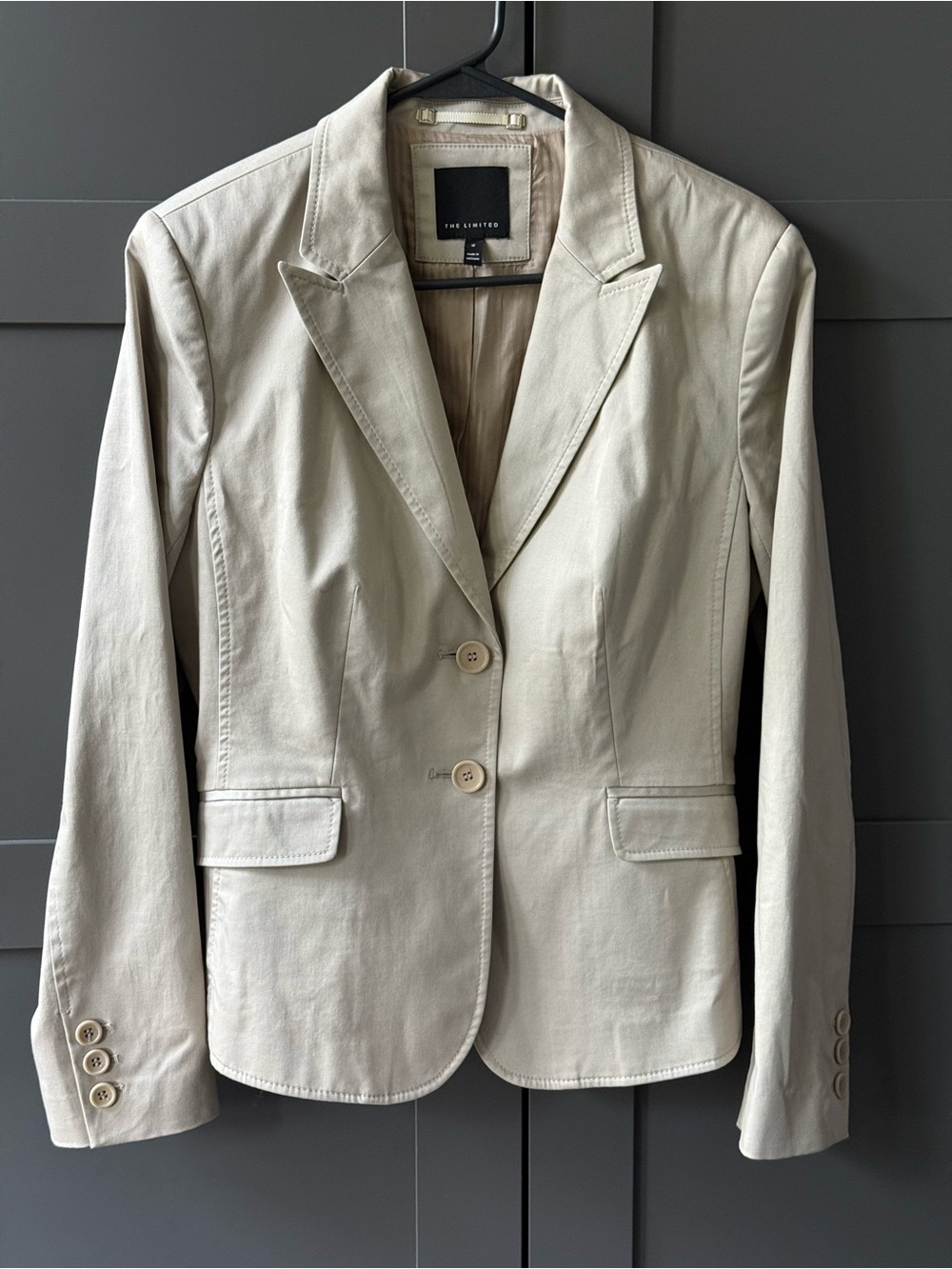 Vintage NWOT The Limited beige blazer sz 12.